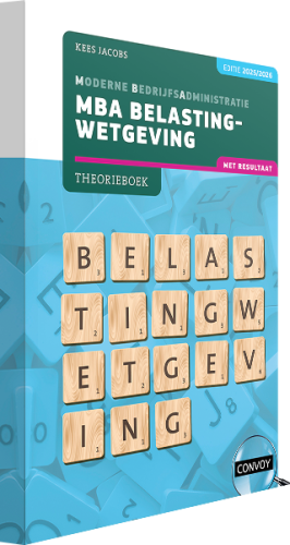 MBA Belastingwetgeving